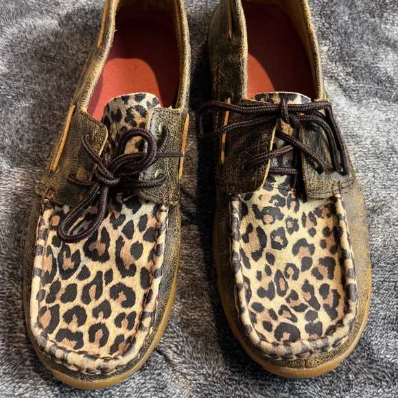 Twisted X Wdm057 Bomber Leather Leopard 